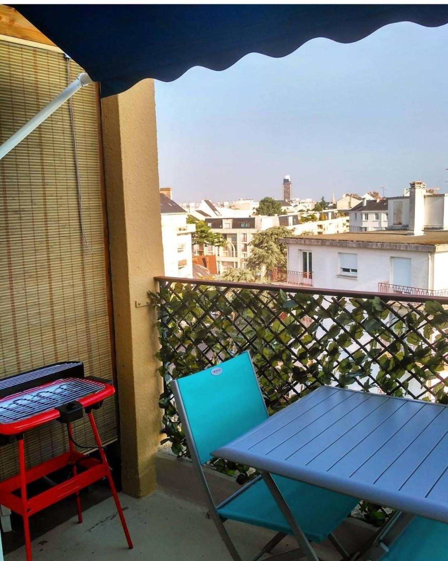 Charmant Appartement Lumineux - Dernier Etage Avec Balcon - Proche Centre-Ville Nantes Exterior foto